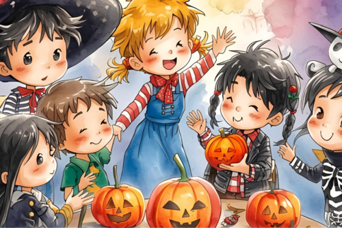 Les enfants fêtent 