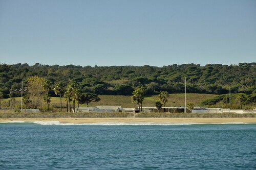 Paysage de l'entre terre et mer de la Côte des Maures