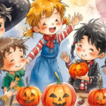 Les enfants fêtent 
